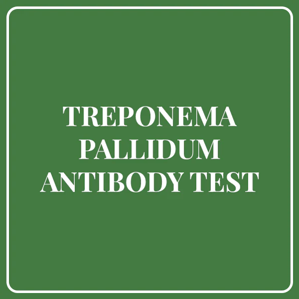 Treponema Pallidum Antibody Test
